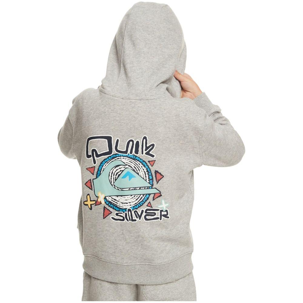 Quiksilver - GRAPHICHOODZIB6  - LIGHT GREY HEATHER - Zip Hoodie