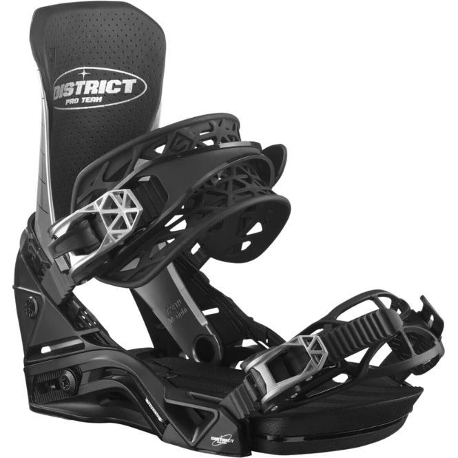 Salomon - DISTRICT PRO TEAM - Chrome - Snowboardbindung