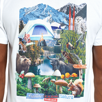 Dedicated - Stockholm Nature Collage - White - T-Shirt