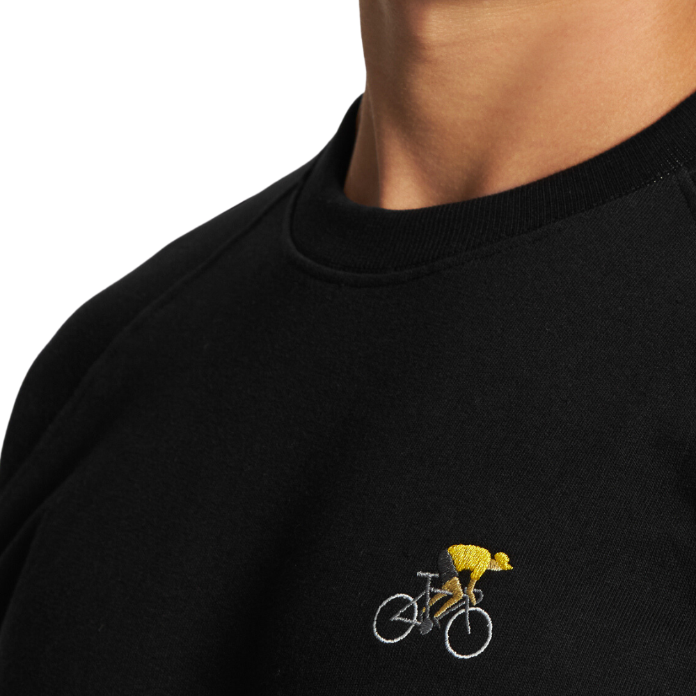 Dedicated - Malmoe Yellow Rider  - Black - Crew Sweater