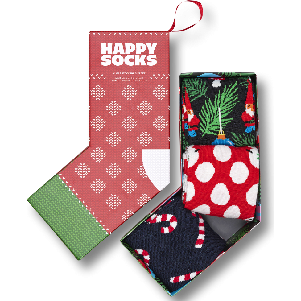 Happy Socks - 3-Pack X-Mas Stocking Socks Gift - coloured - Socken