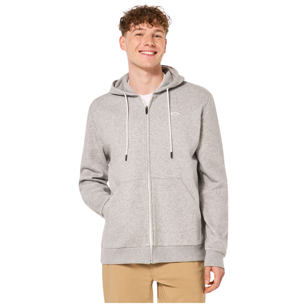 Oakley - Relax Full Zip Hoodie 2.0 - New Granite Hthr - Zip Hoodie