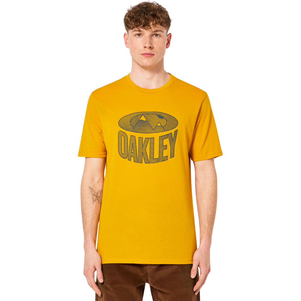 Oakley - WINTER LINES TEE - AMBER YELLOW - T-Shirt