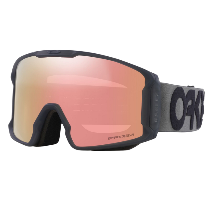 Oakley - LINE MINER L - mat b1b forged iron pzm rose gold irid - Snowboard-Brille