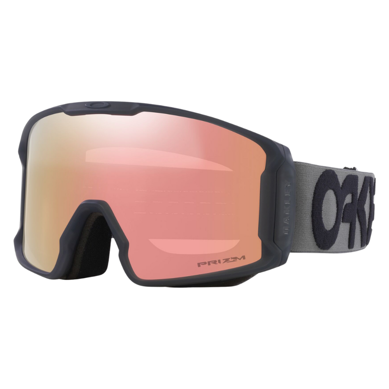 Oakley - LINE MINER L - mat b1b forged iron pzm rose gold irid - Snowboard-Brille