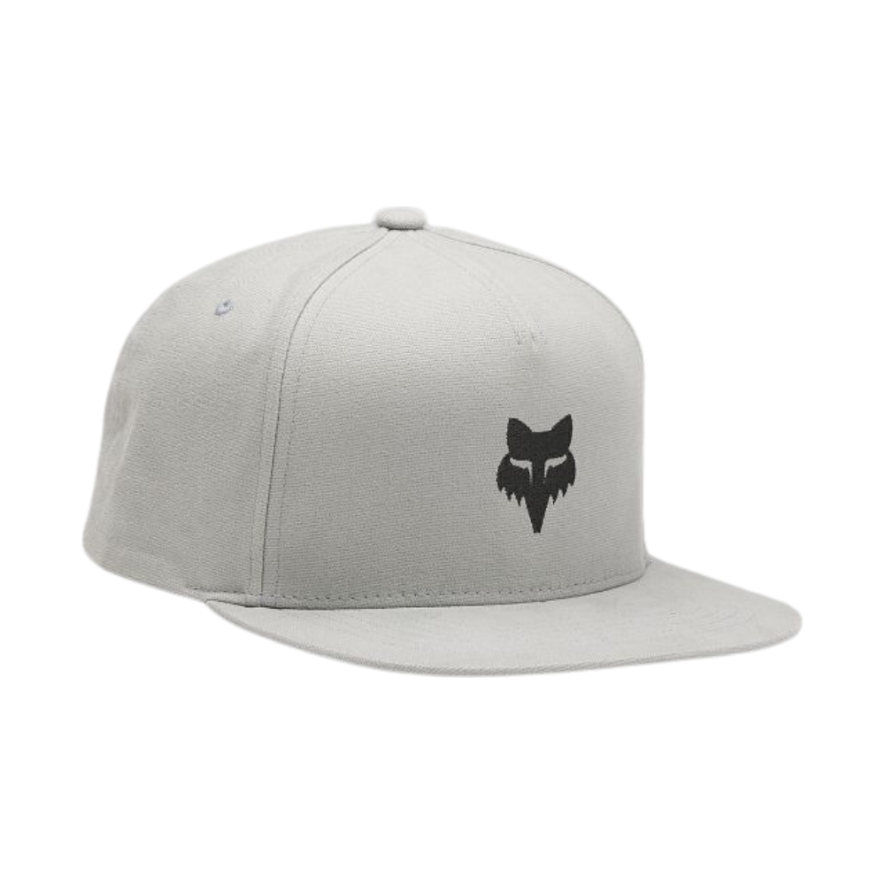 Fox - Fox Head Snapback Hat - Steel Grey - Snapback Cap