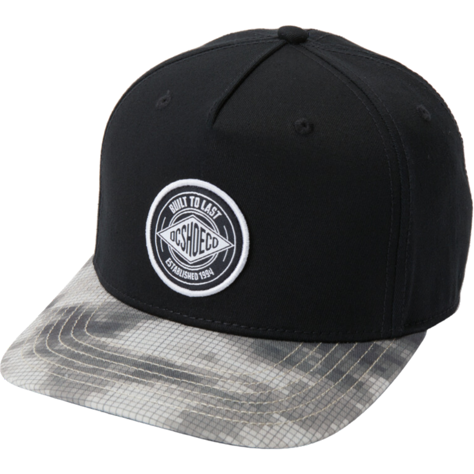 DC - SLACKER  HDWR  - Black/Cloud Cover - Snapback Cap