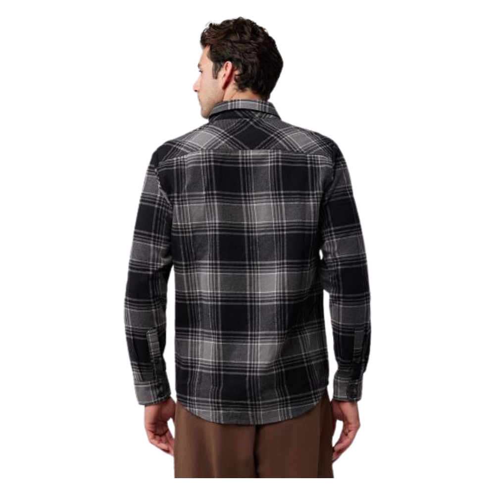 Fox - Traildust Flannel - Black - Langarmhemd