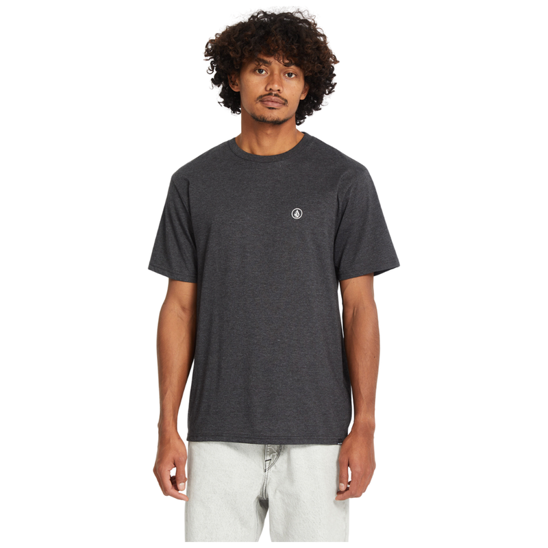 Volcom - Circle Blanks HTH SST - Heather Black - T-Shirt