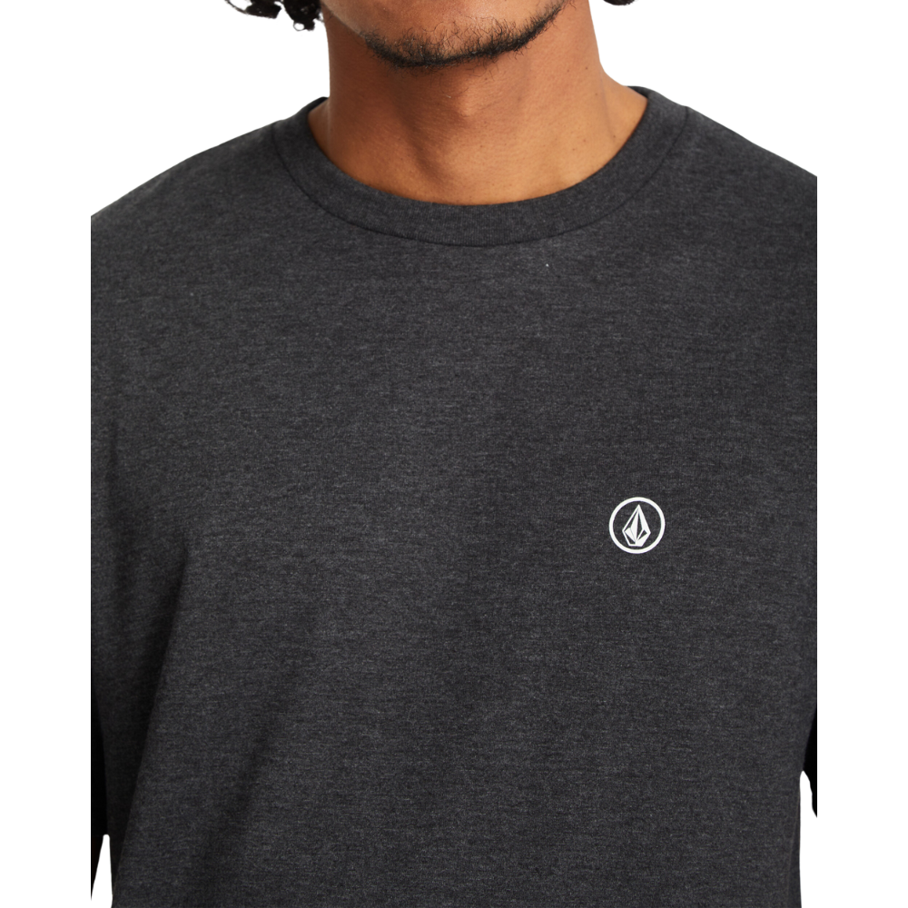 Volcom - Circle Blanks HTH SST - Heather Black - T-Shirt