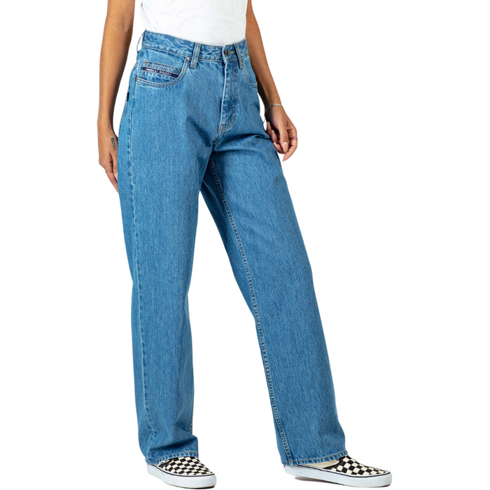 Reell - Women Betty Baggy - Origin Mid Blue - Baggy Fit Jeans