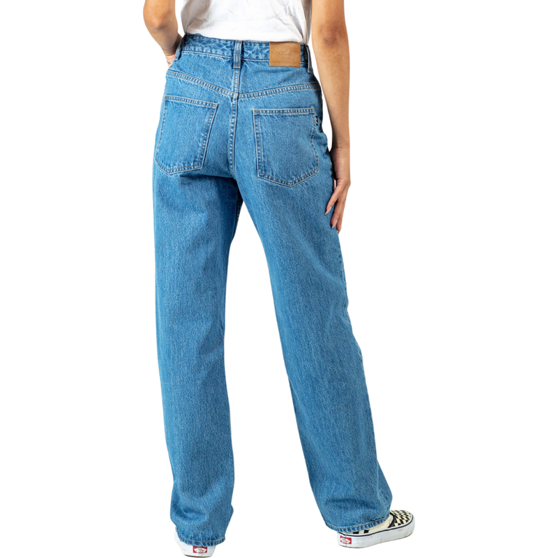 Reell - Women Betty Baggy - Origin Mid Blue - Baggy Fit Jeans