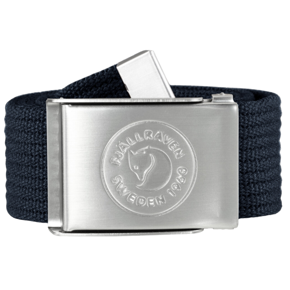 FjällRäven - 1960 Logo Belt - Dark Navy - Textilgürtel