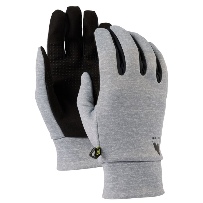 Burton - Mens Touch N Go Liner - Gray Heather - Fleece-Handschuh