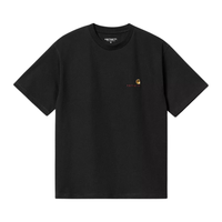 Carhartt - W S/S American Script T-Shirt - Black - T-Shirt