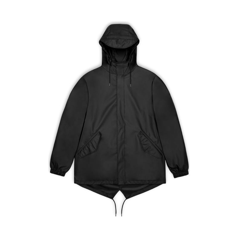 Rains - Fishtail Jacket W3 - Black - Regenjacke