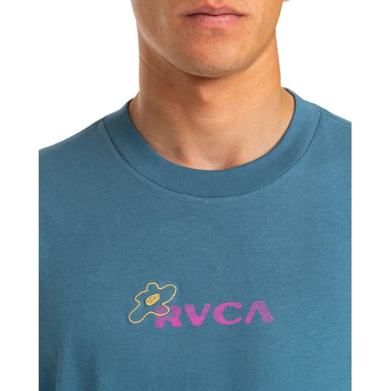 RVCA - ATOMIC JAM SS TEE - COOL BLUE - T-Shirt