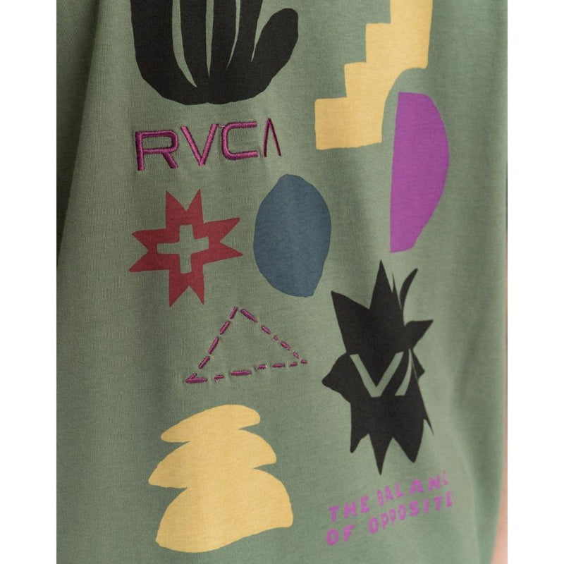 RVCA - PAPER CUTS SS TEE - SURPLUS - T-Shirt