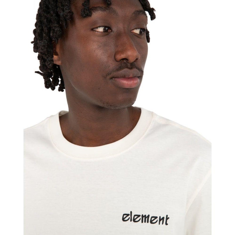 Element - DRAGON SS - EGRET - T-Shirt