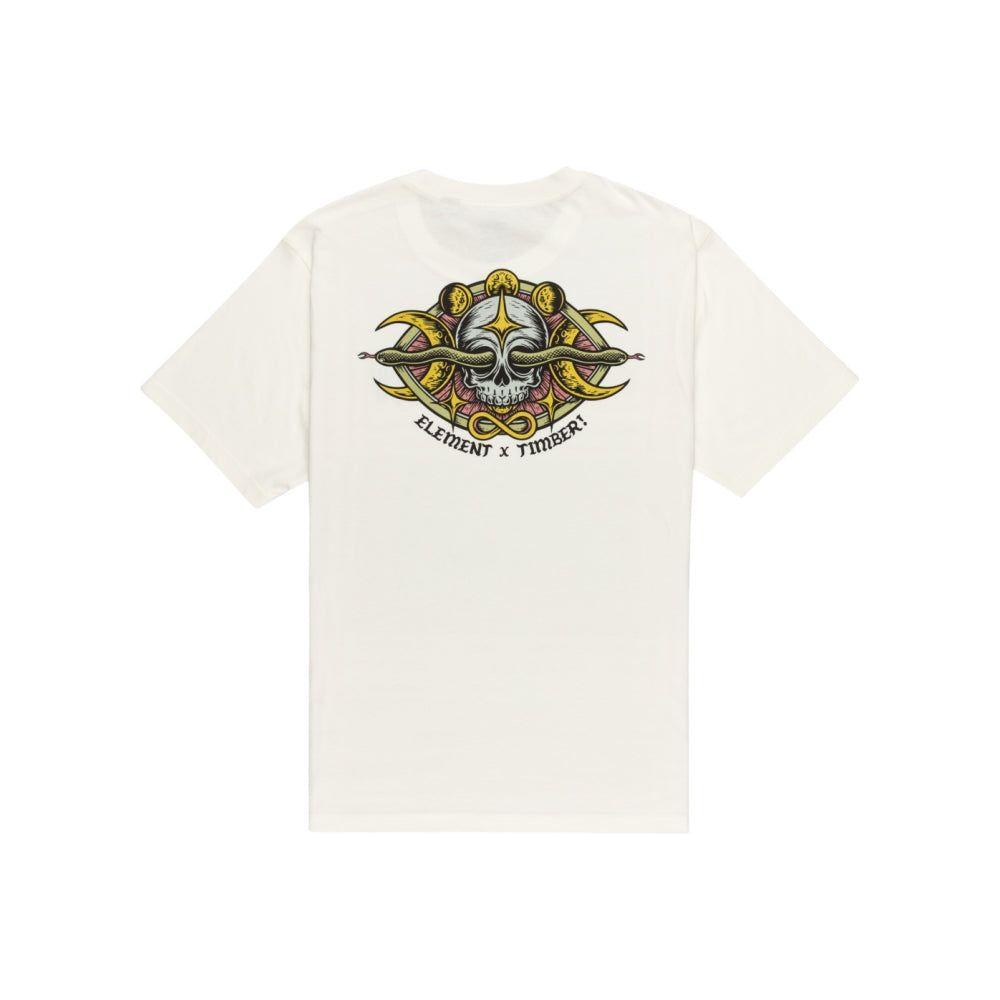 Element - TIMBER SIGHT SS - EGRET - T-Shirt