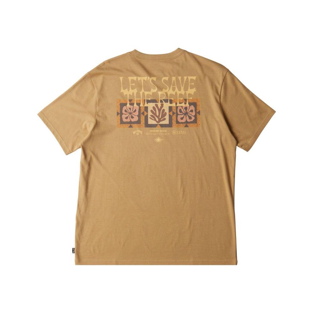 Billabong - CG TIKI REEF SS - DUSTY GOLD - T-Shirt