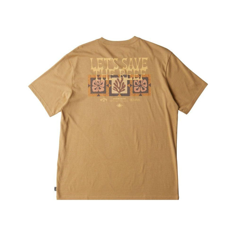 Billabong - CG TIKI REEF SS - DUSTY GOLD - T-Shirt