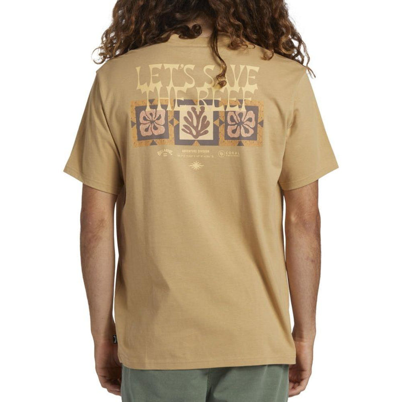 Billabong - CG TIKI REEF SS - DUSTY GOLD - T-Shirt