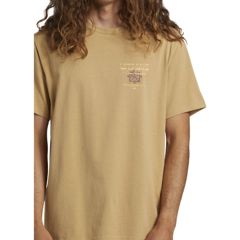 Billabong - CG TIKI REEF SS - DUSTY GOLD - T-Shirt