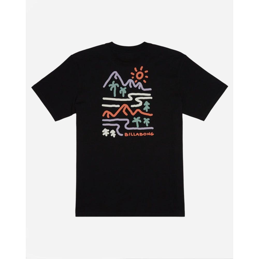 Billabong - PANORAMA SS - BLACK - T-Shirt