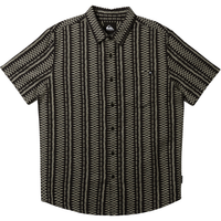 Quiksilver - VIBRATIONS CLASSIC SS - TARMAC DOBBY JACQUARD SS - Kurzarmhemd