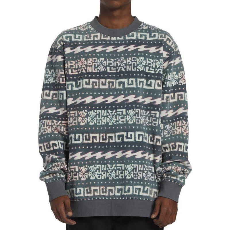 Billabong - HALFRACK FLEECE CREW - BLACK - Crew Sweater