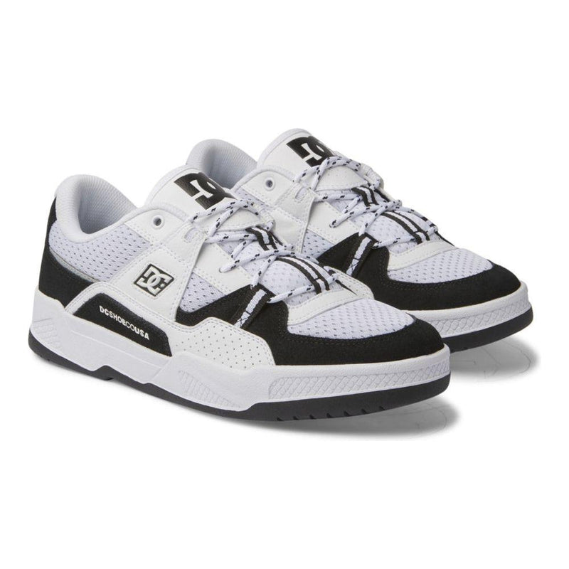 DC - CONSTRUCT - BLACK/WHITE - Skateschuh