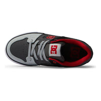 DC - PURE ELASTIC - RED/HEATHER GREY - Skateschuh