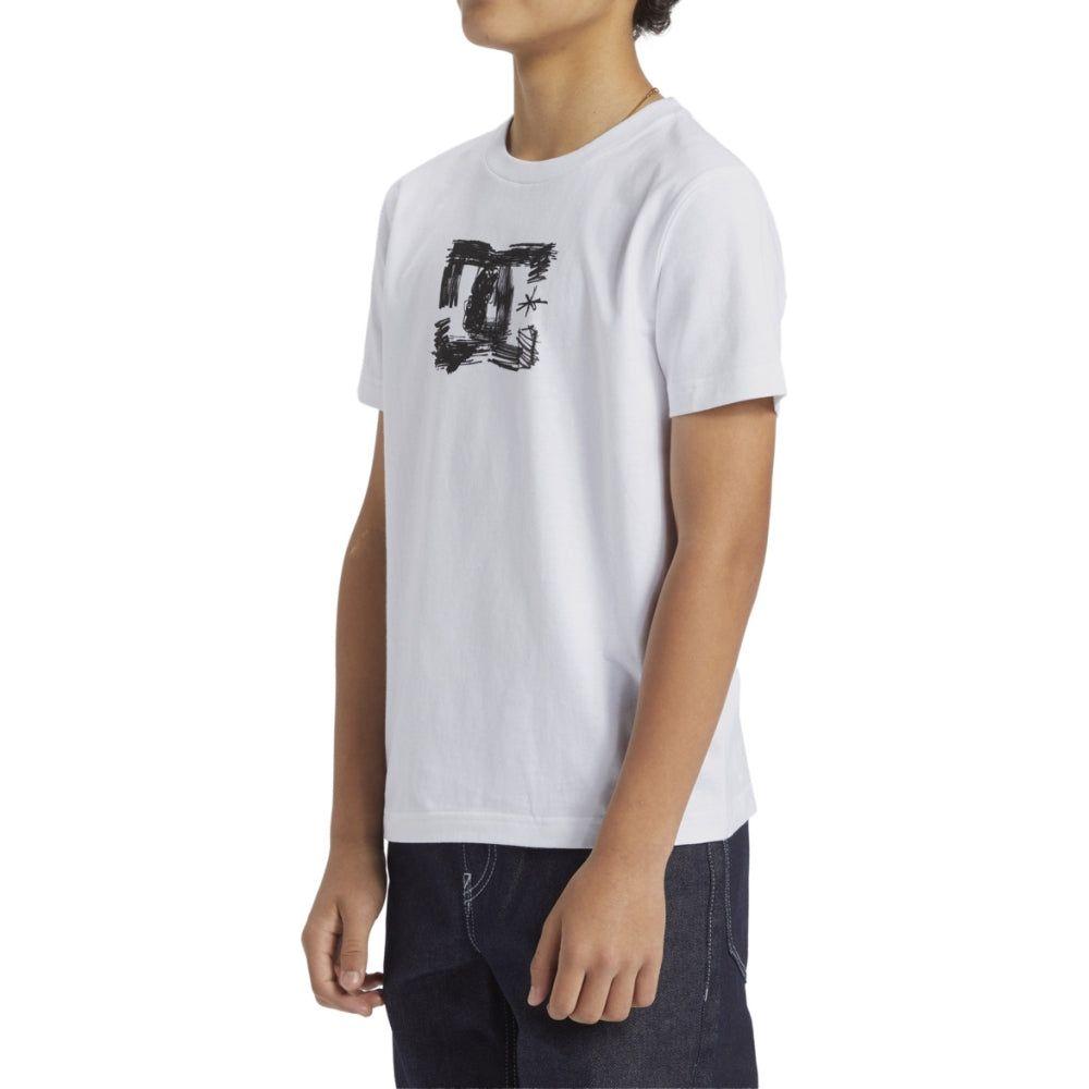 DC - SKETCHY SS BOY - WHITE - T-Shirt