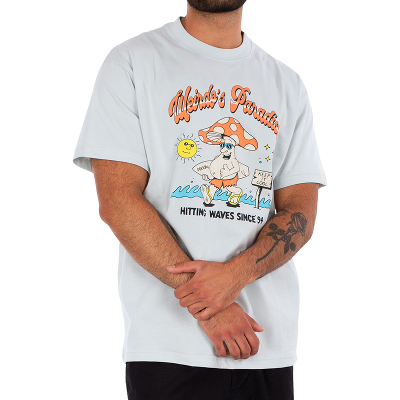 Iriedaily - Weirdos P Tee  - ice blue - T-Shirt