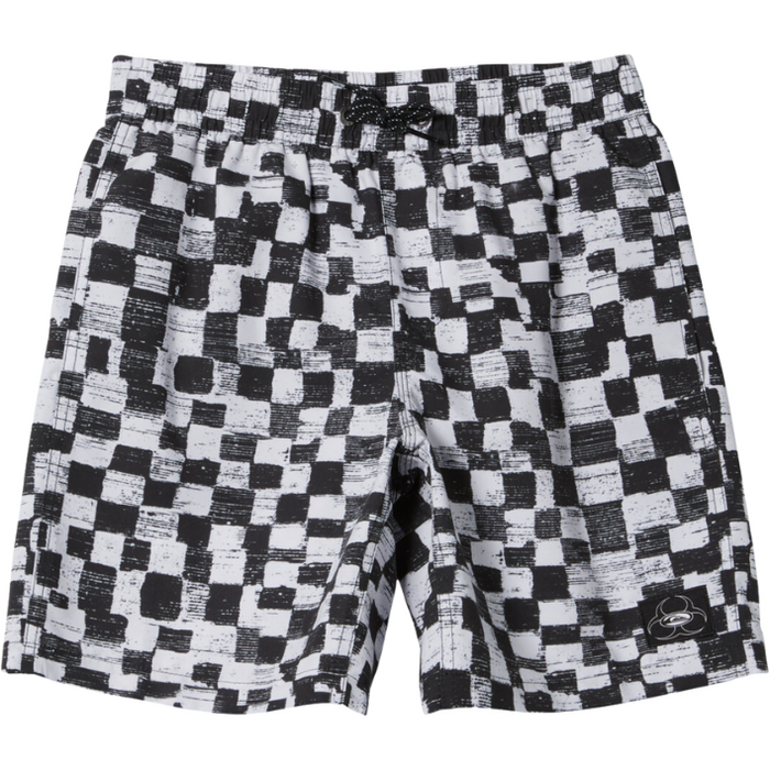 Quiksilver - EVERYDAY CHECKERS VLY YTH 15NB - BLACK - Boardshort