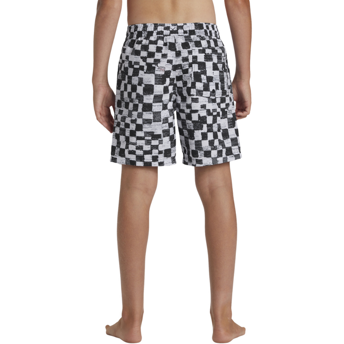 Quiksilver - EVERYDAY CHECKERS VLY YTH 15NB - BLACK - Boardshort