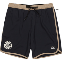 Quiksilver - OMNI SCALLOP SHORT 17NB - BLACK/BLACK - Hybrid Short