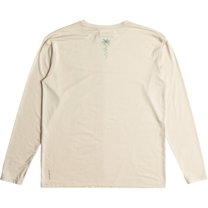 Quiksilver - COASTAL RUN LS - OYSTER WHITE - T-Shirt Langarm