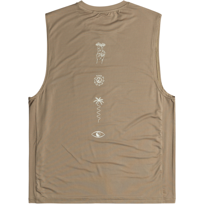 Quiksilver - LAP TIME MUSCLE - TIMBER WOLF - Tank Top