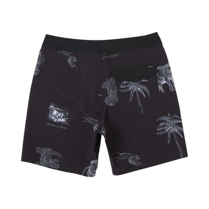 RVCA - VA PIGMENT TRUNK - BLACK/WHITE - Swimshort Men