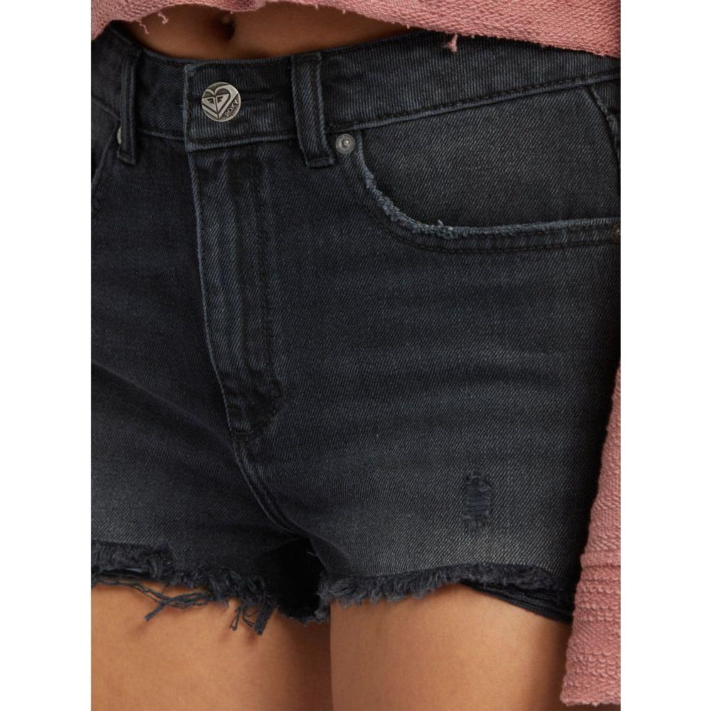 Roxy - NEW SWELL DENIM SHORT - ANTHRACITE - Jean Short