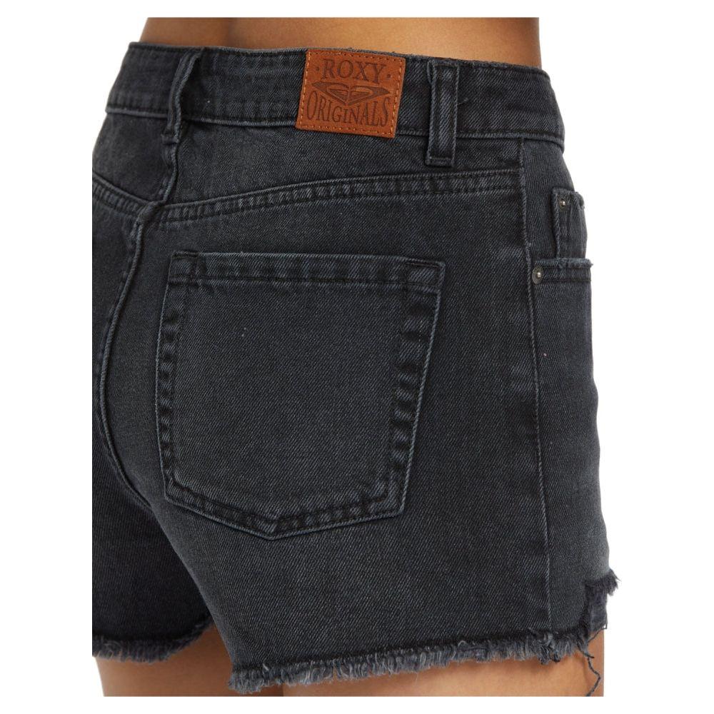 Roxy - NEW SWELL DENIM SHORT - ANTHRACITE - Jean Short