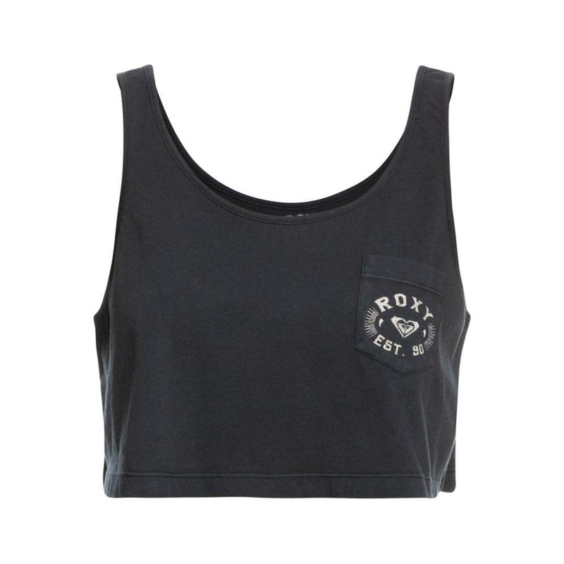 Roxy - CROP SUMMER A - ANTHRACITE - Fashion Top