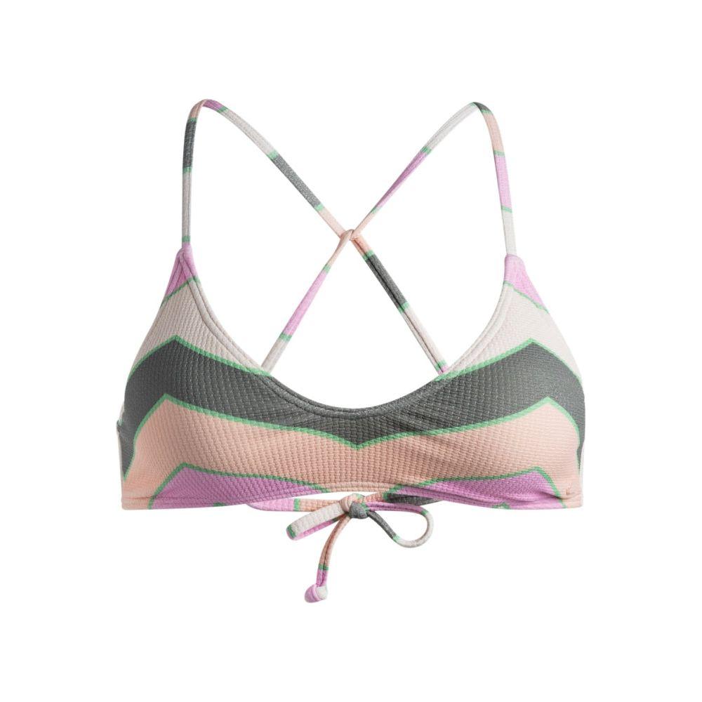 Roxy - VISTA STRIPE STRAPPY BRA - AGAVE GREEN VERY VISTA STRIPE - Bikini Top