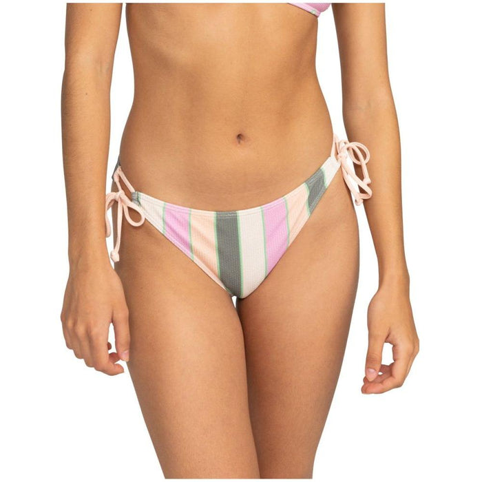 Roxy - VISTA STRIPE TIE SIDE CHEEKY - AGAVE GREEN VERY VISTA STRIPE - Bikini Hose