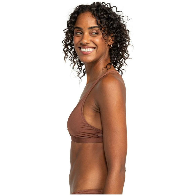 Roxy - SILKY ISLAND ELONGATED BRA - ROOT BEER - Bikini Hose