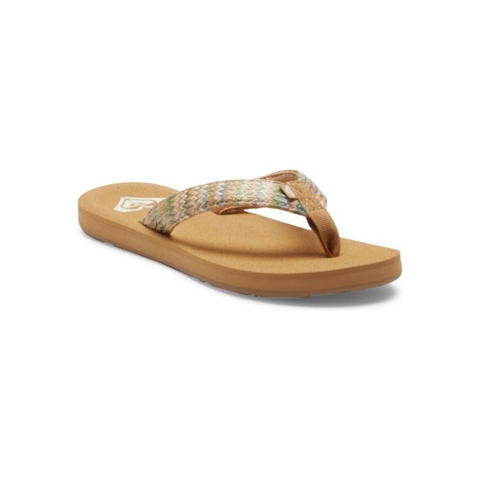 Roxy - PORTO RAFFIA II - MULTI/OLIVE - Flip Flop