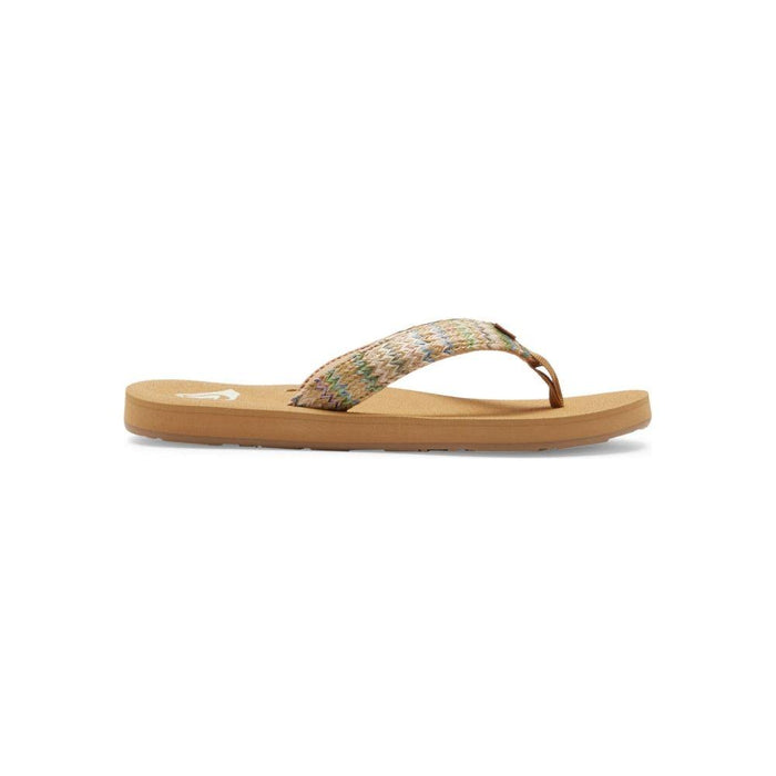 Roxy - PORTO RAFFIA II - MULTI/OLIVE - Flip Flop