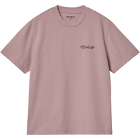 Carhartt - W S/S Stitch T-Shirt - Glassy Pink / Dark Navy - T-Shirt